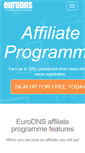 Mobile Screenshot of affiliate.eurodns.com